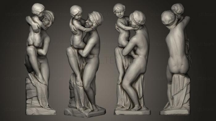 3D модель Мать и дитя (STL)